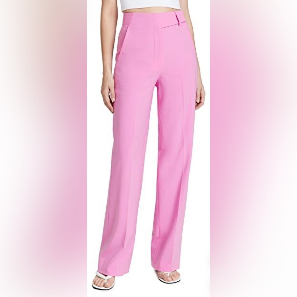 Jonathan Simkhai NWT Pink Flare Pants